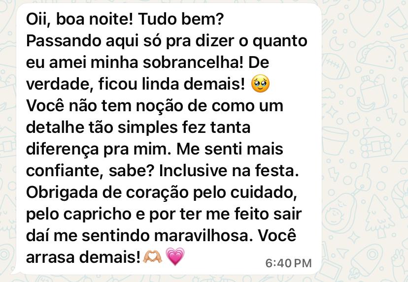 Depoimento de cliente 1